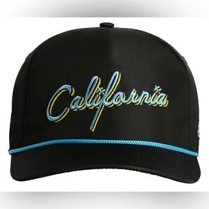 NWT Bad Birdie Adult State California Rope Golf Hat, snapback for adjustable fit